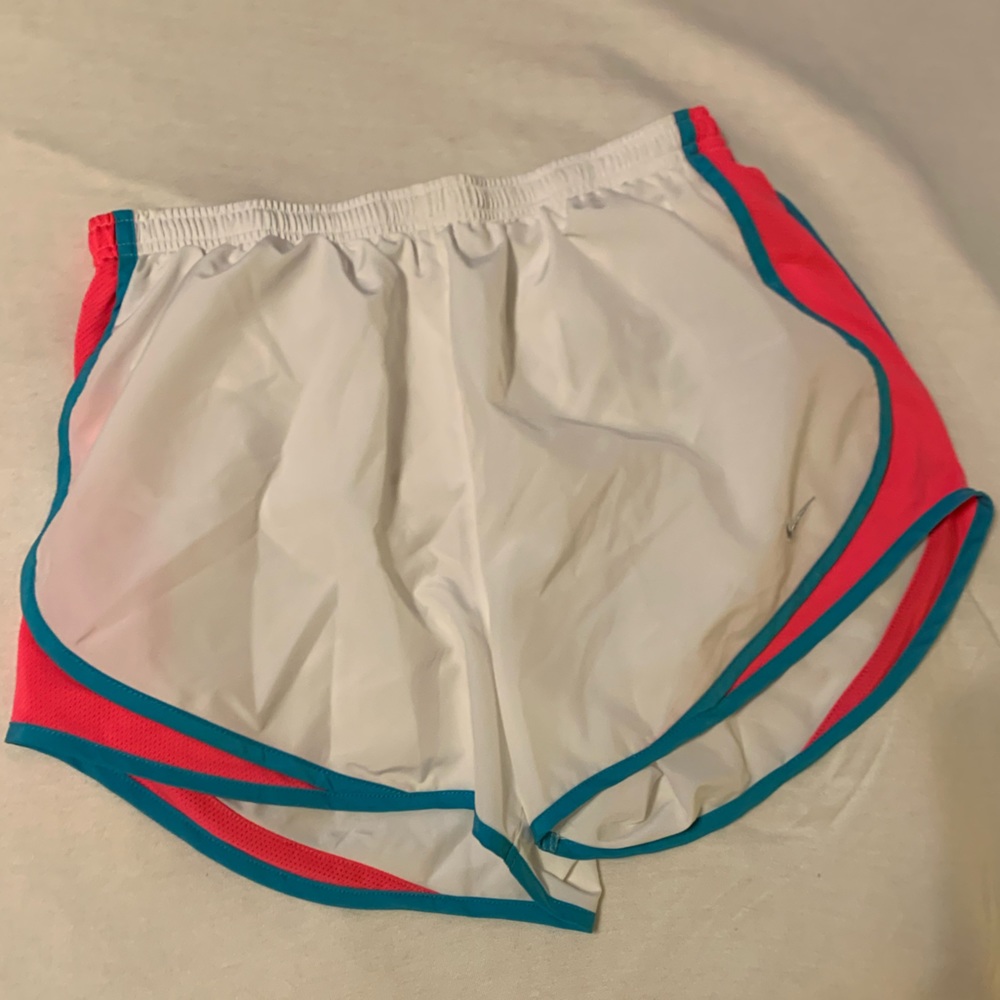White Nike Running Shorts - Medium